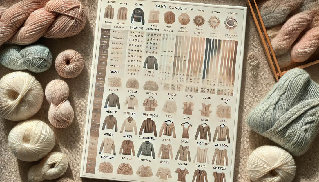 Yarn Consumption Guide: Calculate Yarn Needs for Sweaters, Scarves, and More
