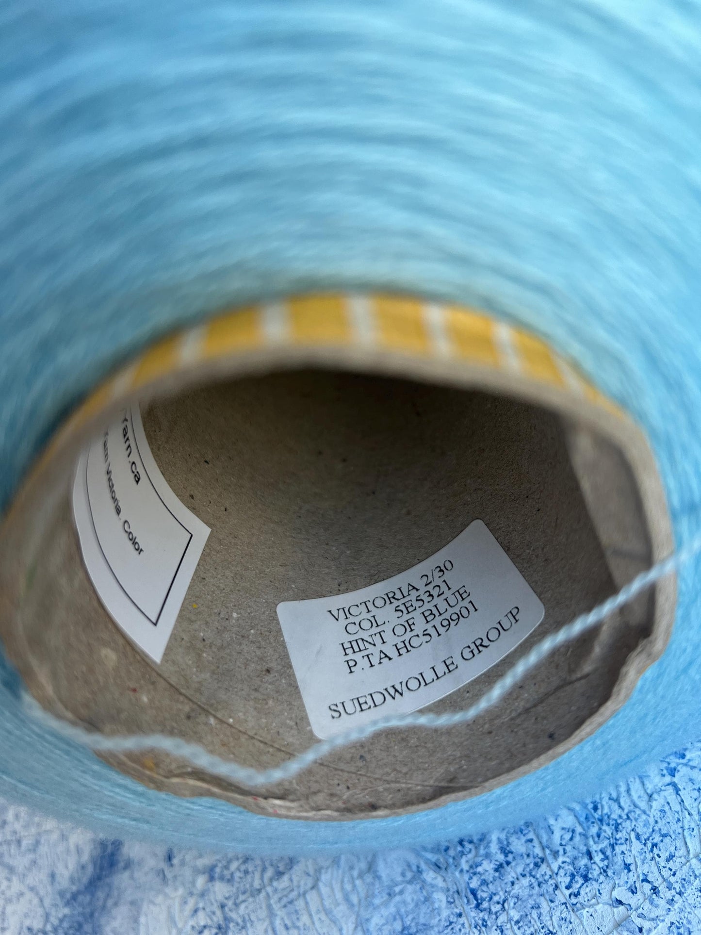 Merino wool yarn 100%,Biell Yarn Victoria. Color SkyBlue. Per 100 gr