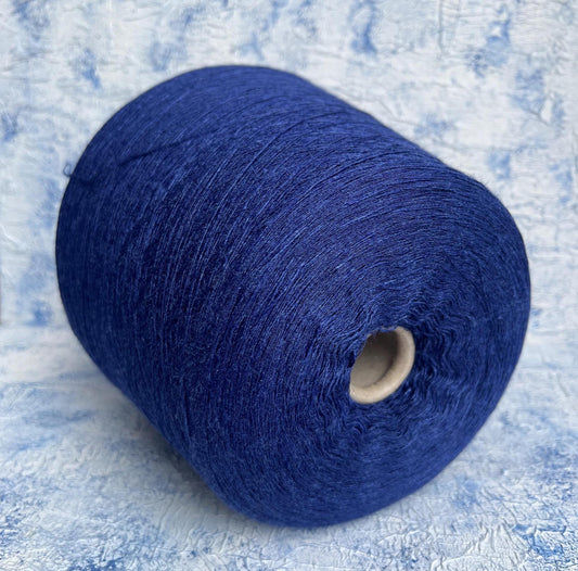 Merino yarn 50% & Silk yarn 50%,Biell Yarn, Blue.Per 100 gr