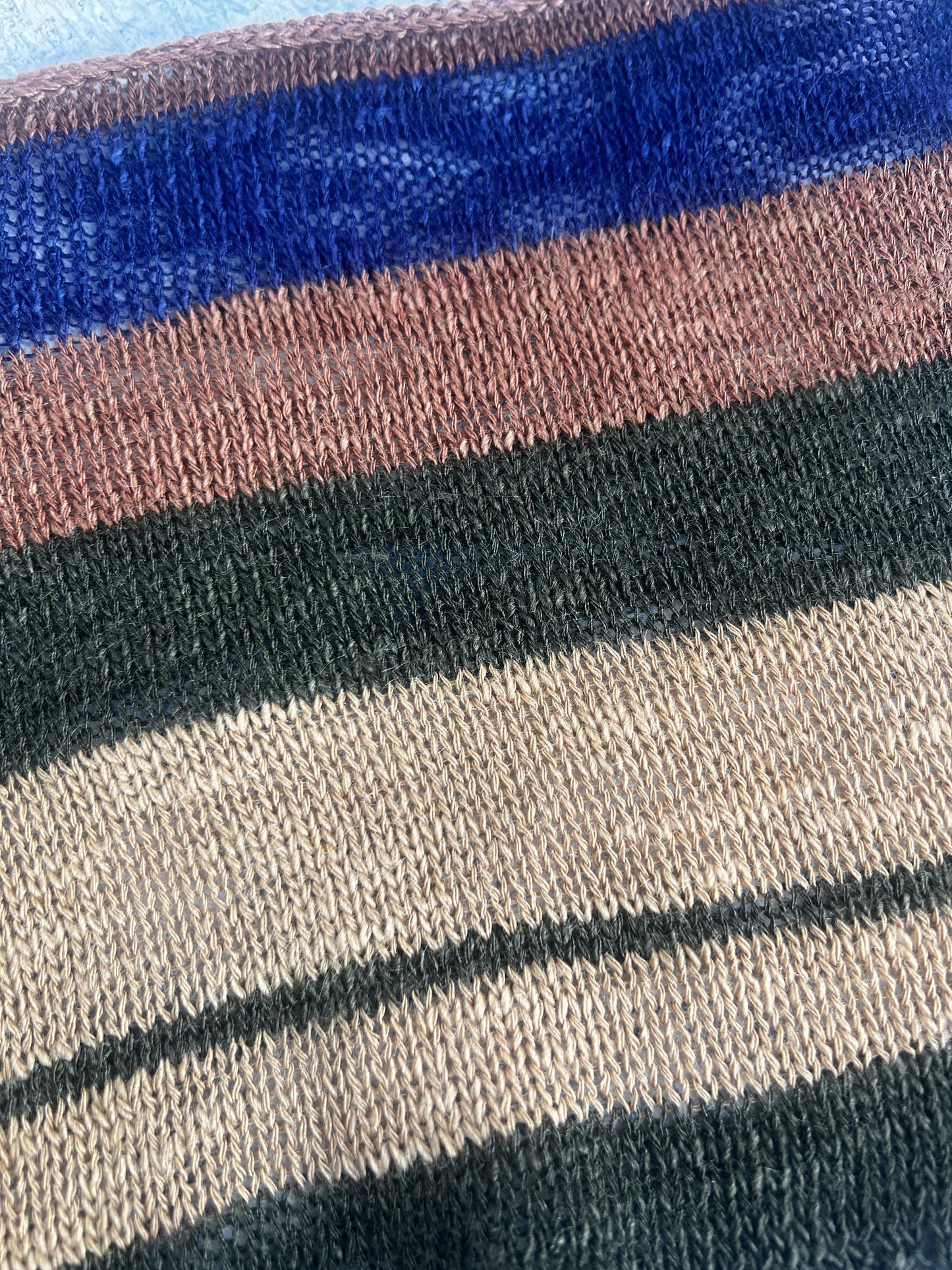 Merino yarn 50% & Silk yarn 50%,Biell Yarn, Blue.Per 100 gr