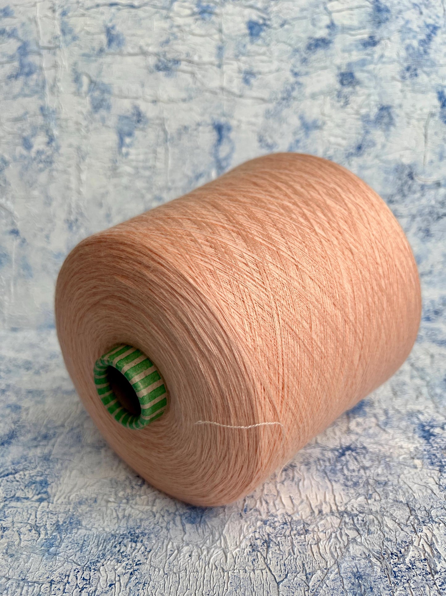 Merino 75% & Silk 25% yarn,Katherine Biell Yarn, Peach Pink.Per 100 gr