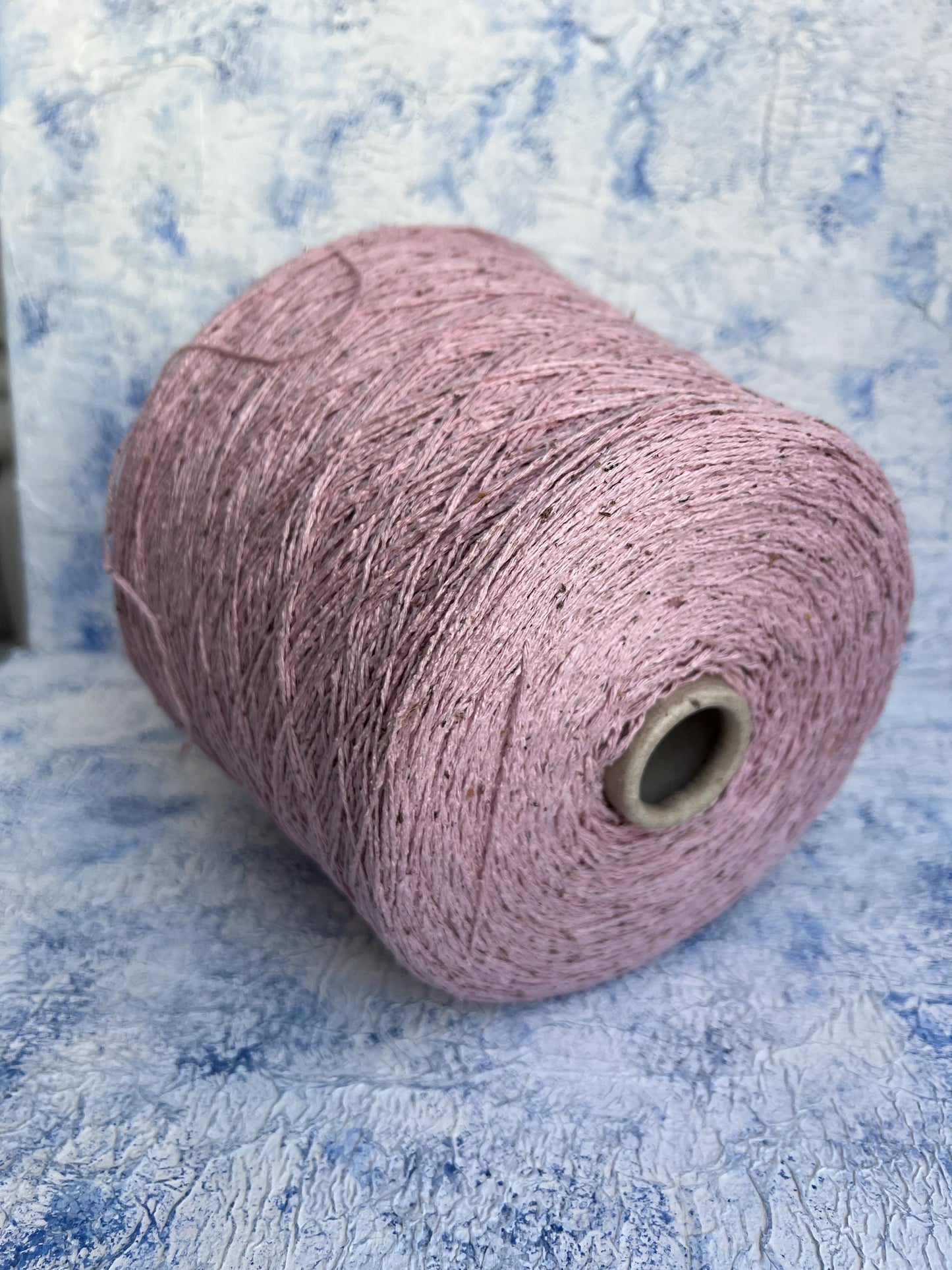 Silk yarn Bourette 100%,Nm 4000, Color Zephir (Pink).Per 100 gr