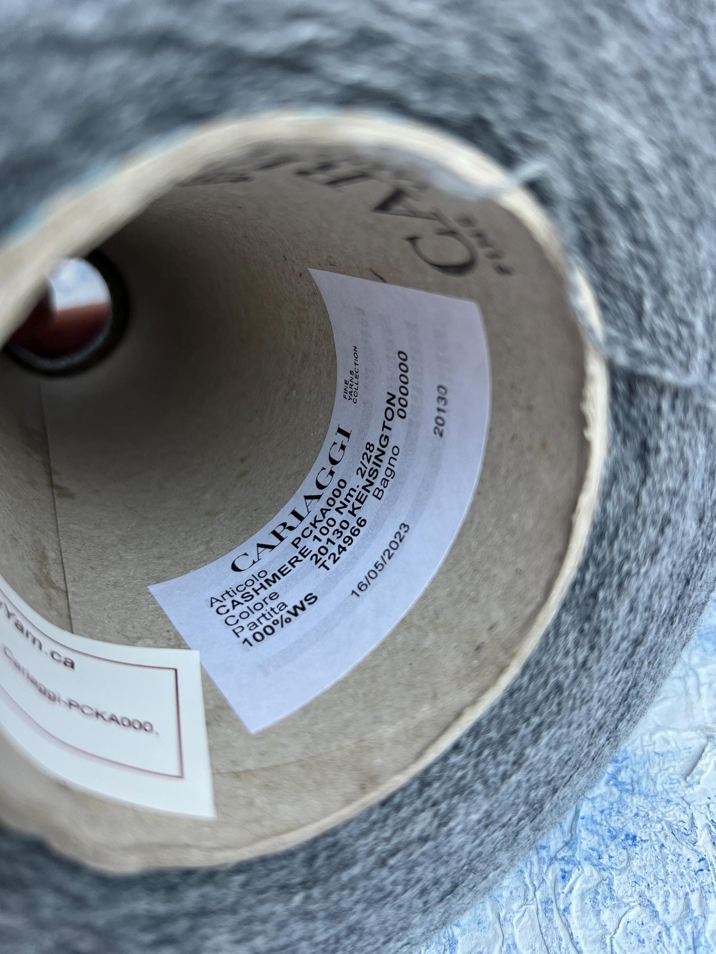 Cashmere yarn 100% for knitting,Cariaggi yarn, Color-Kensington.Per 100 gr