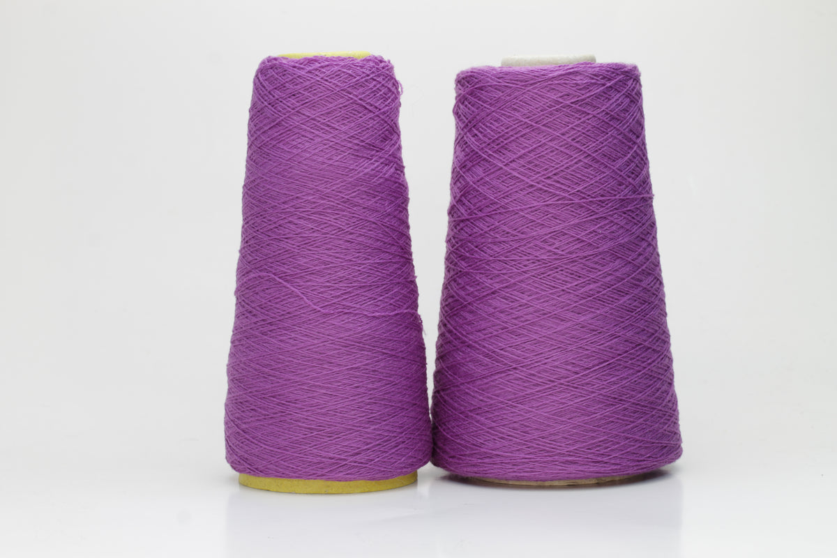 Cashmere Yarn 100%, Yarn for knitting, Todd&Duncan Yarn, Purple. Lot 270 gr