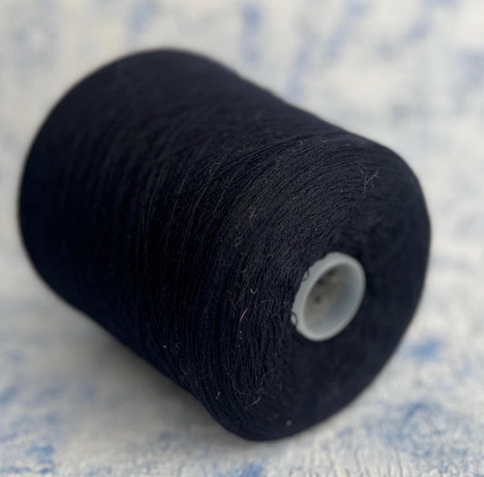 Cashmere yarn 100%, Filati biagioli modesto yarn, Color Black.Per 100 gr