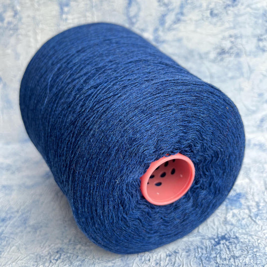 Cashmere yarn 100%, Filati biagioli modesto yarn, Color Navy. Per 100 gr