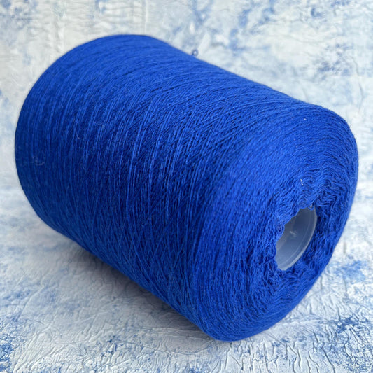 Cashmere lace yarn 100%, Filati biagioli modesto yarn, Color Blue. Per 100 gr