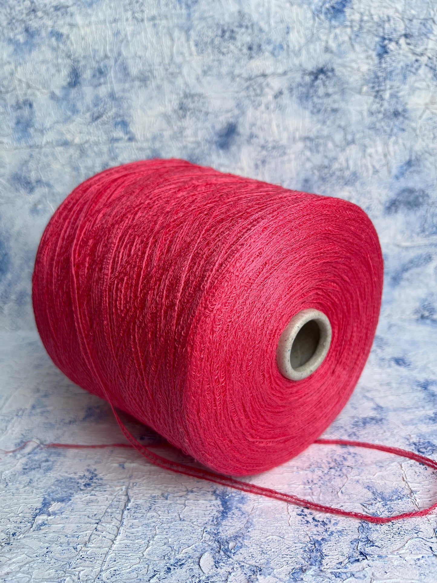 Sunflower,94% Lino yarn, 6% PA, Filpucci yarn, Corallo.Per 100 gr