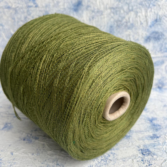 Sunflower,94% Lino yarn, 6% PA, Filpucci, Militare (Khaki).Per 100 gr