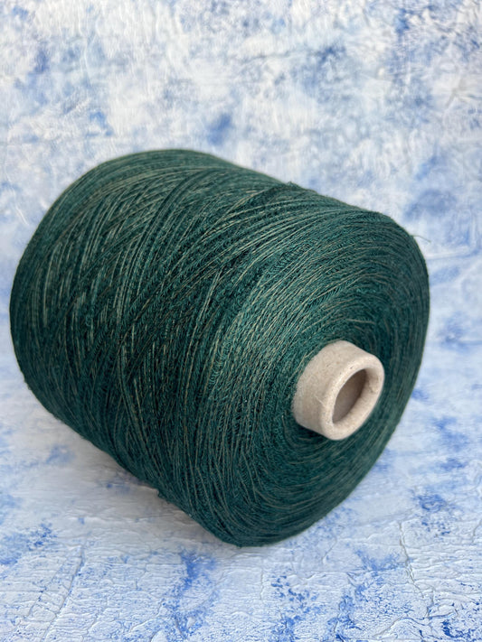 Sunflower, 94% Lino yarn, 6% PA, Filpucci, Green.Per 100 gr