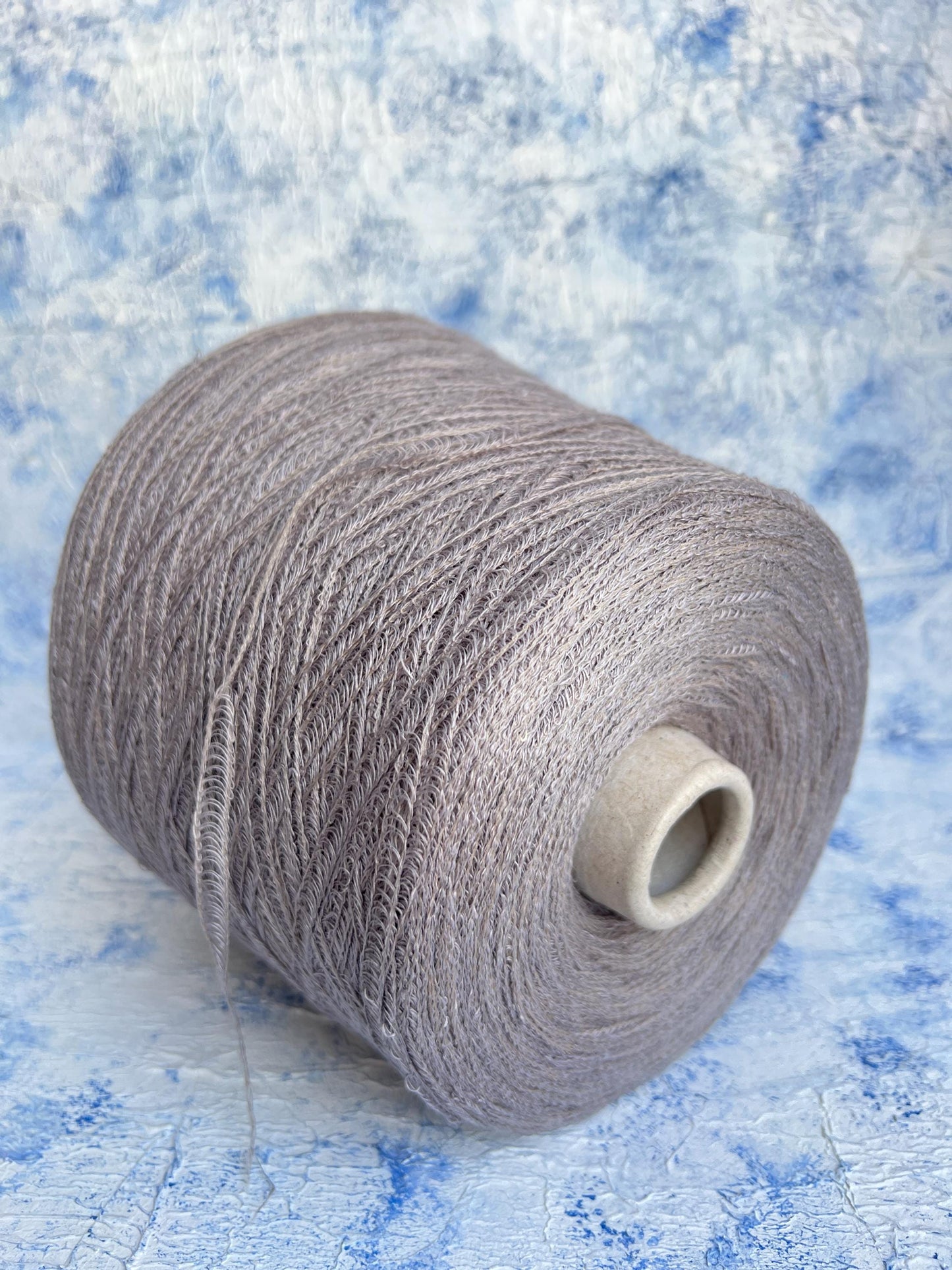 Sunflower, 94% Lino yarn, 6% PA, Filpucci yarn on Cone,Gray.Per 100 gr