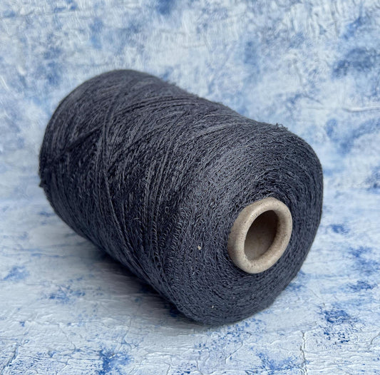 Sunflower,94% Lino yarn on Cone, 6% PA, Filpucci yarn, Grafite.Per 100 gr