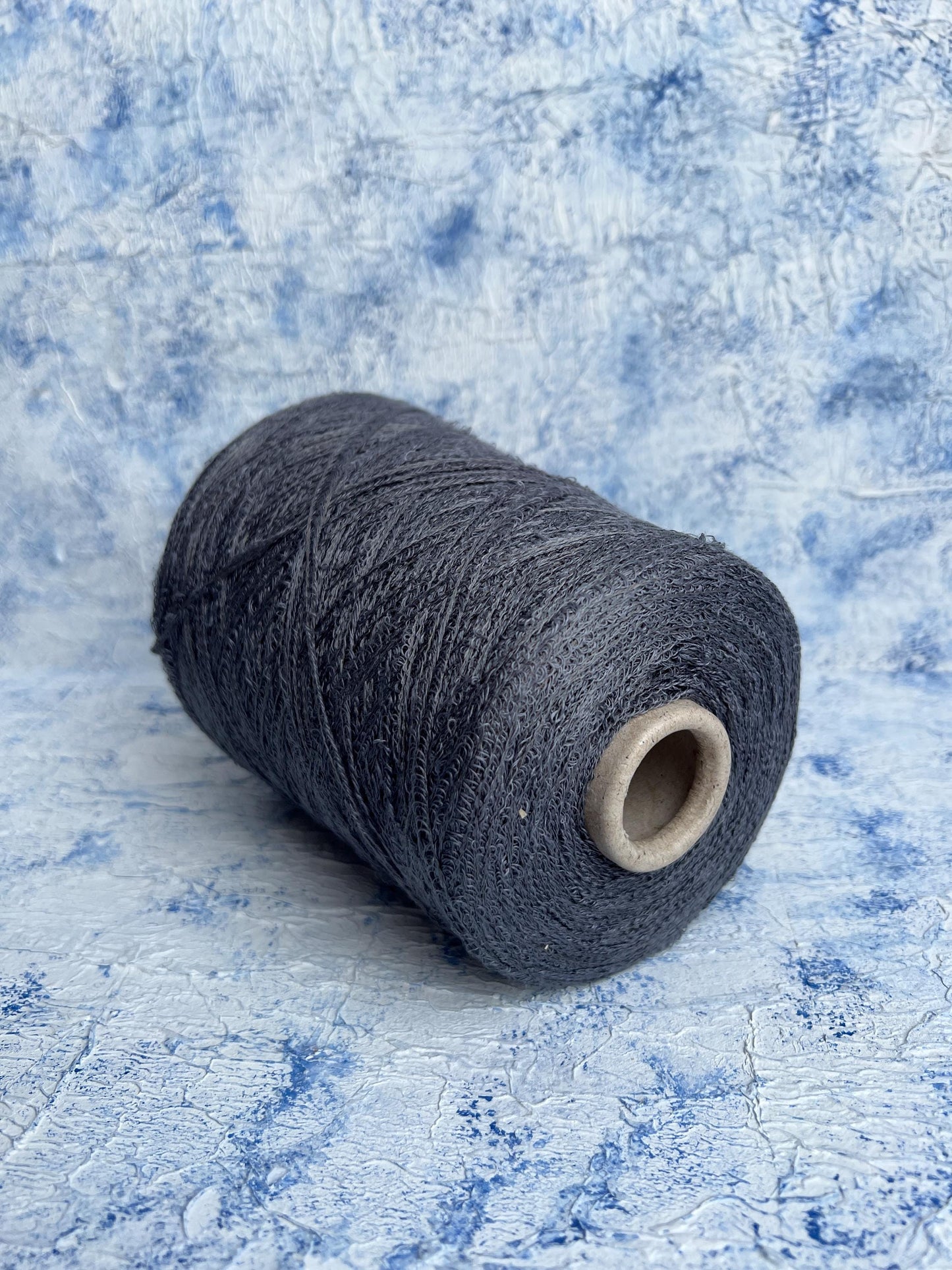 Sunflower,94% Lino yarn on Cone, 6% PA, Filpucci yarn, Grafite.Per 100 gr