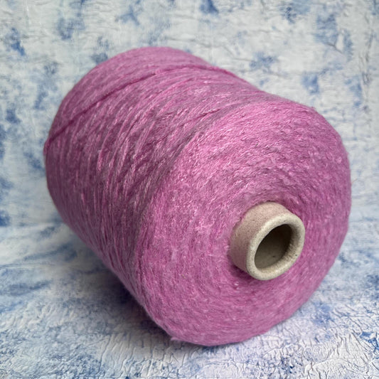Cotton yarn 48%, PA 30%, Silk yarn 20%, Elast 2%.Moonflower, Pink.Per 100 gr