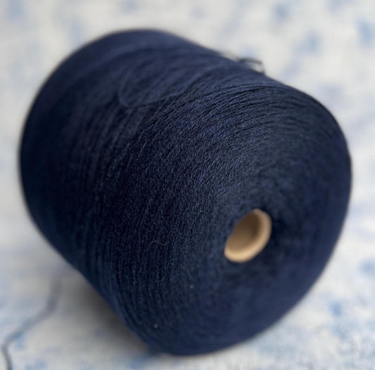 Cashmere yarn 100%,Filpucci yarn, Yarn for knitting.Color-Navy. Per 100 gr