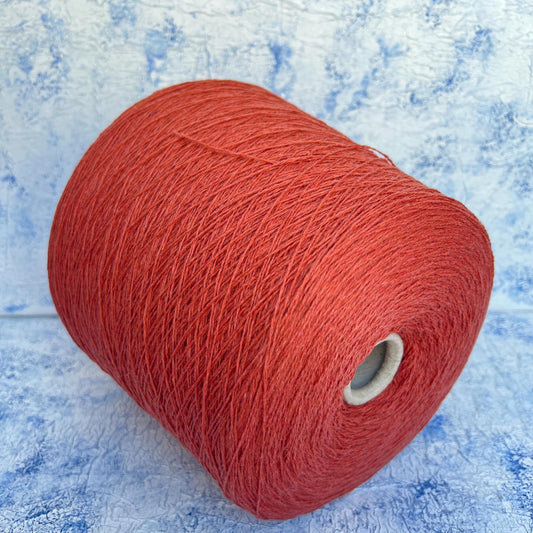 Cashmere 50% & Merino 50% Yarn, Filpucci Yarn, colore Terracotta.Per 100 gr