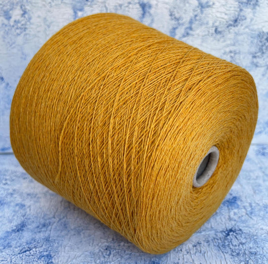 Cashmere Yarn 50%, Merino Yarn 50%,Yarn for knitting, color Yellow. Per 100 gr