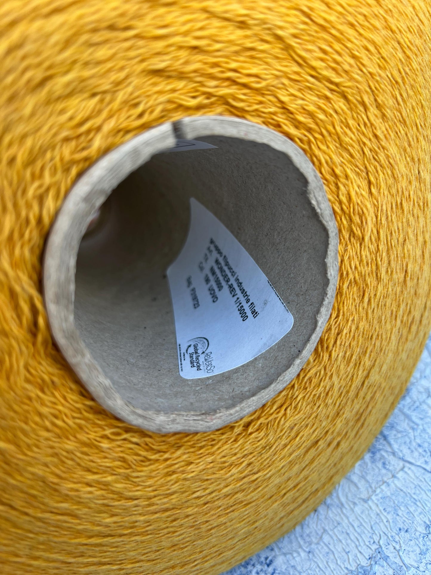 Cashmere Yarn 50%, Merino Yarn 50%,Yarn for knitting, color Yellow. Per 100 gr