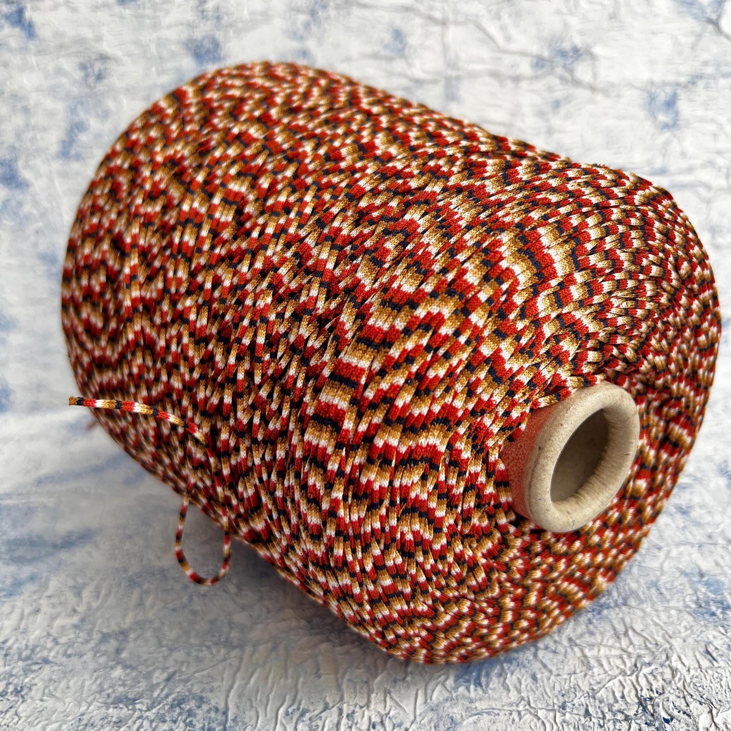 Cotton Yarn on Cone 100%, Loro Piana Malandi Yarn. Multicolor.Per 100 gr