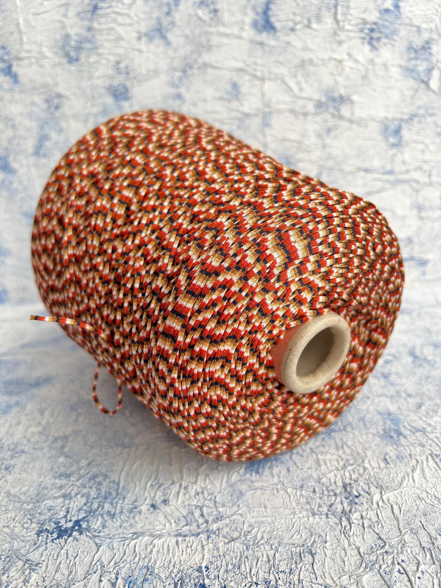 Cotton Yarn on Cone 100%, Loro Piana Malandi Yarn. Multicolor.Per 100 gr