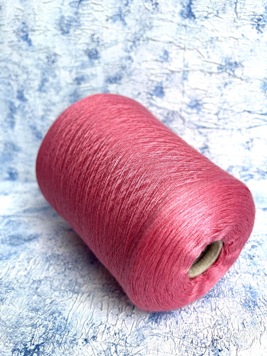 Cashmere yarn 70%, Silk Yarn 30%,Royal Yarn by Loro Piana,Color Pink.Per 100 gr