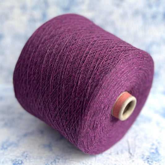 Cashmere Silk Lace Yarn – Loro Piana 50/50 Blend • Color Violetto Mel