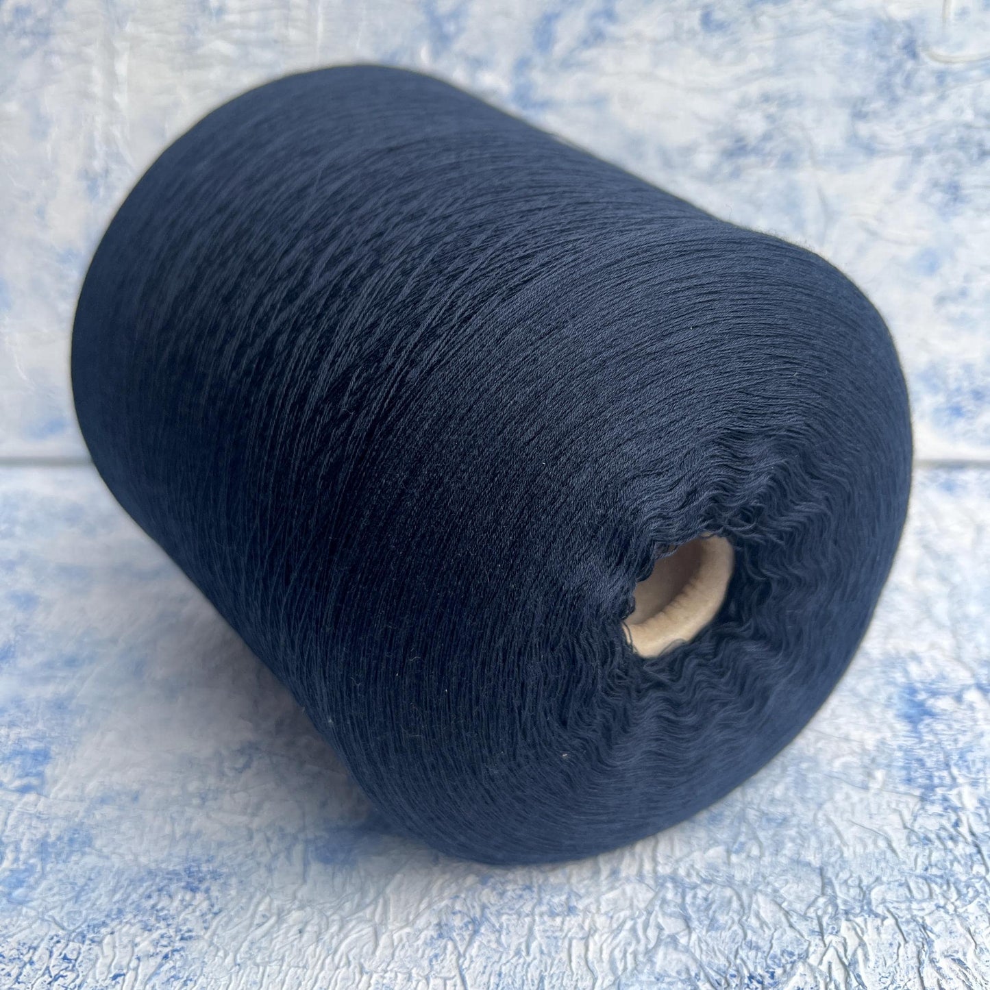 Merino yarn 100%, Loro Piana Wish yarn for knitting, Navy. Per 100 gr