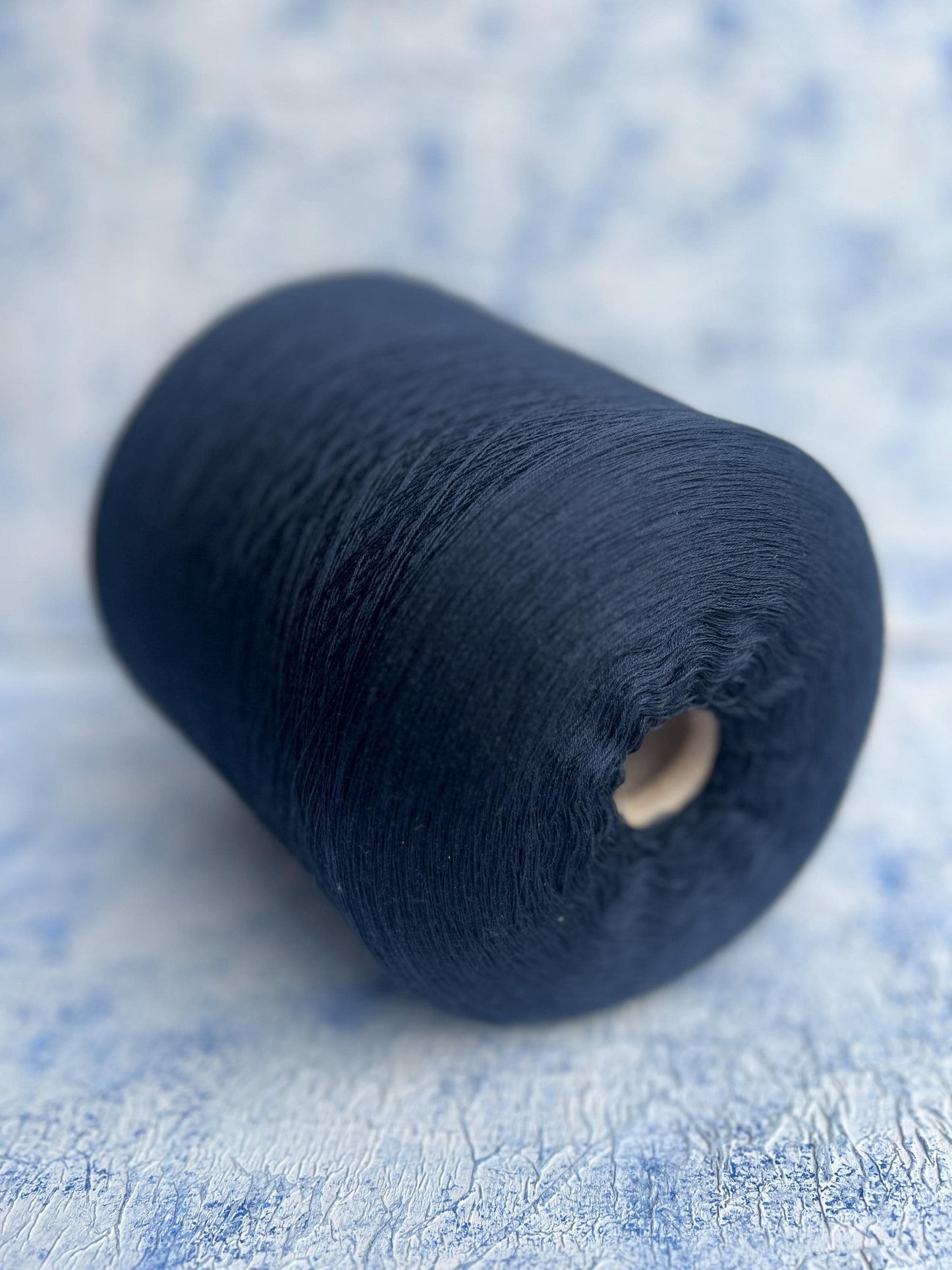 Merino yarn 100%, Loro Piana Wish yarn for knitting, Navy. Per 100 gr