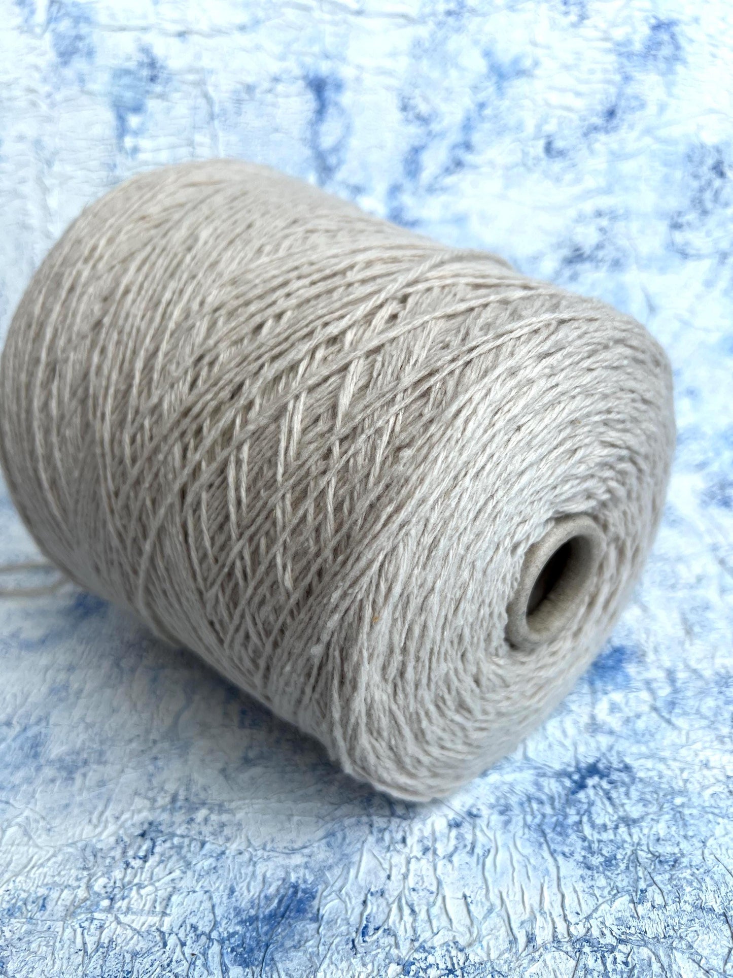 Merino yarn 100%,Loro Piana Malfile yarn on Cone,Sabbia. Per 100 gr