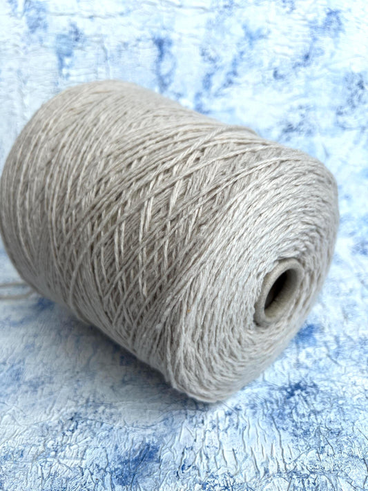 Merino yarn 100%,Loro Piana Malfile yarn on Cone,Sabbia. Per 100 gr