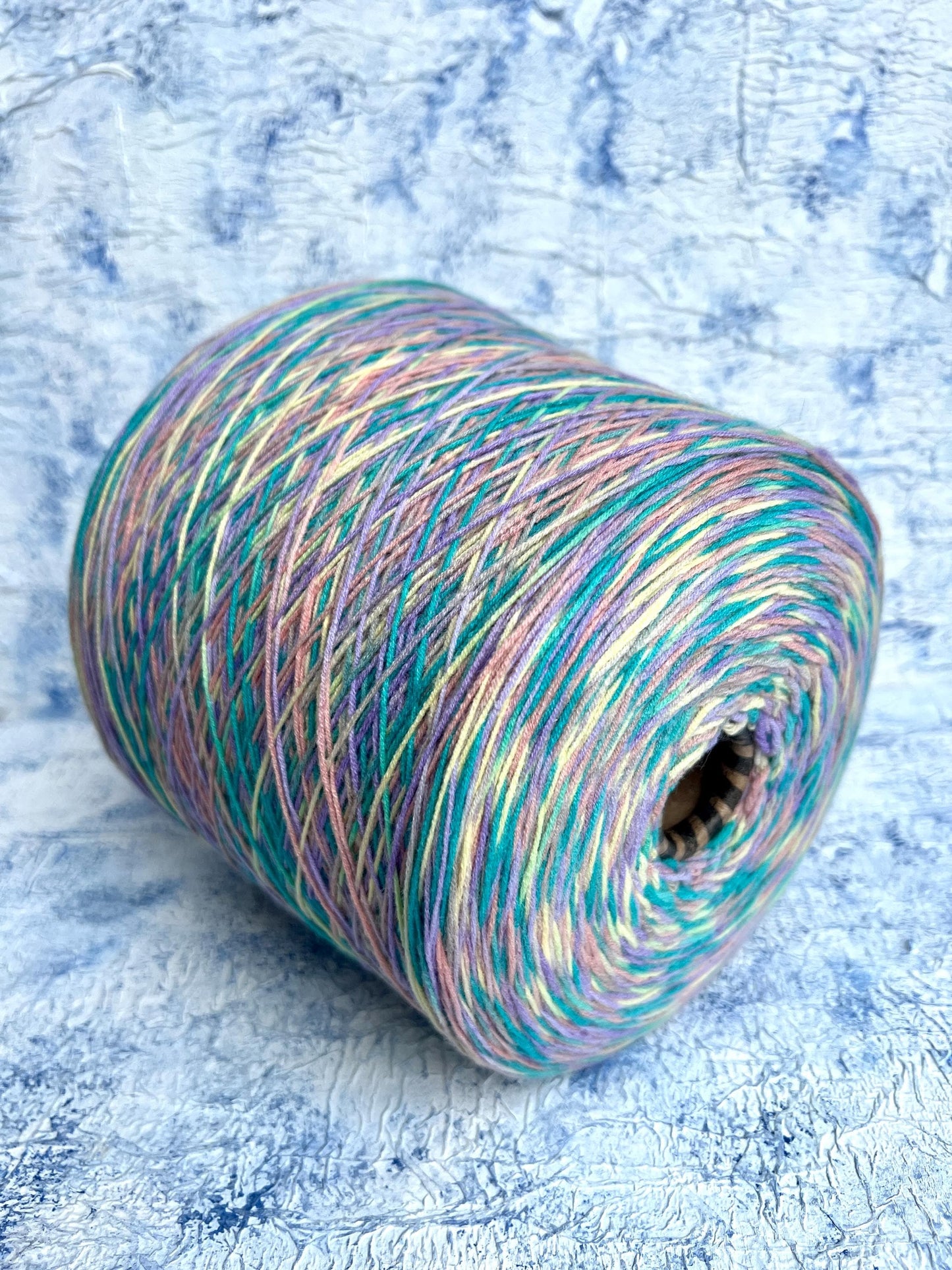 art OLGA, Wool yarn 60%, Polyamide yarn 40%, color Green&Yellow&Purple.Per 100 gr