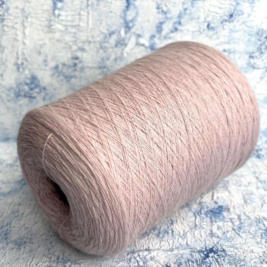 Cashmere yarn 100%,Todd&Duncan yarn on cone.Pink.Per 100 gr