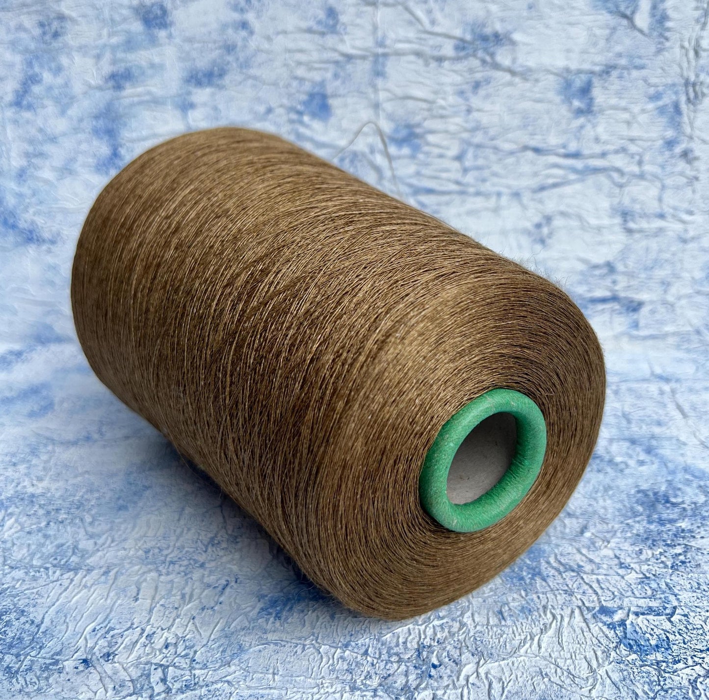 Linen yarn 100%, Nm 1/26, Tollegno yarn SPA, Color Khaki.Per 100 gr
