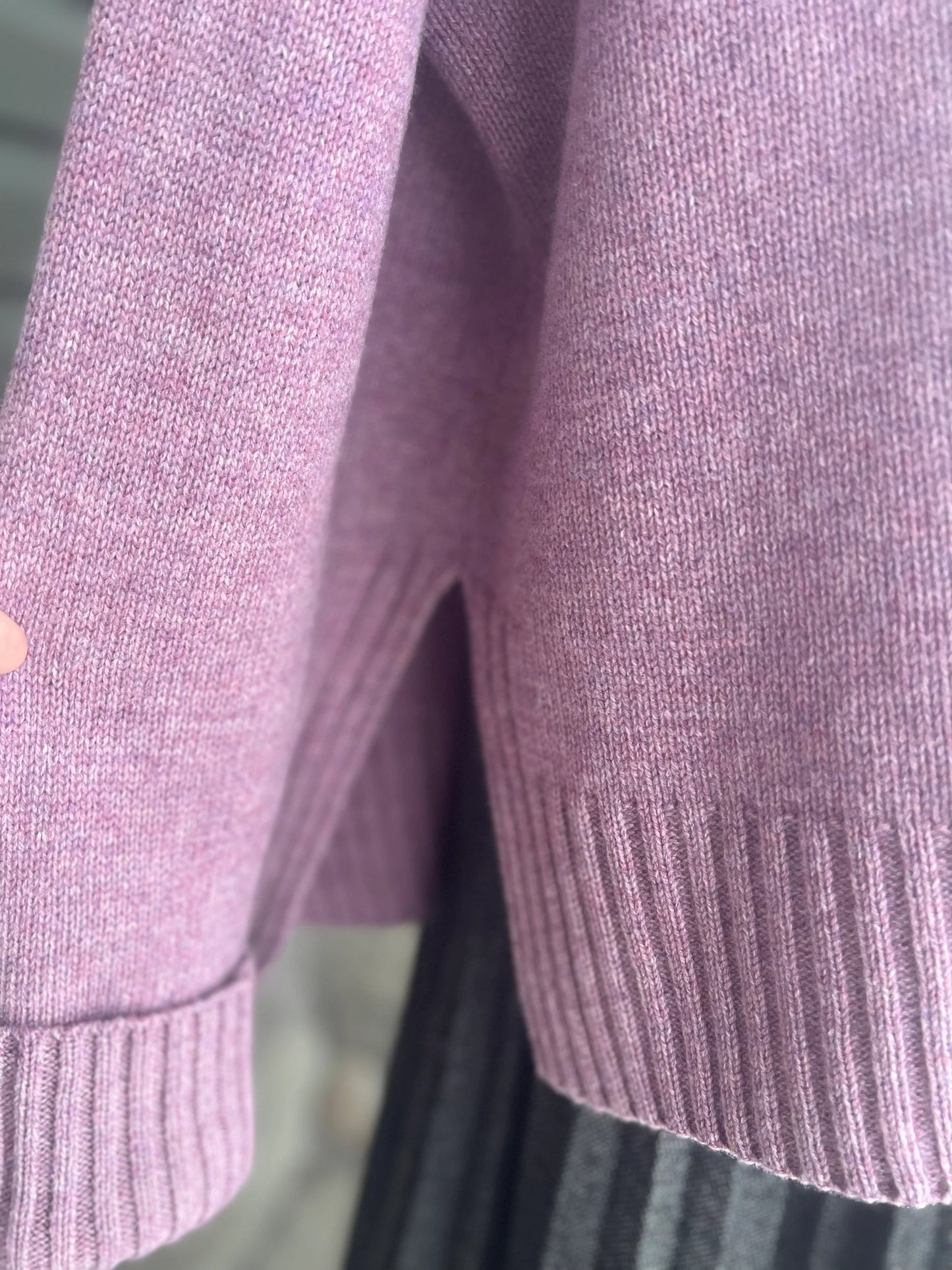 Cashmere sweater, Oversize turtleneck sweater, Winter hand knit clothing women, Knit natural wool jumper