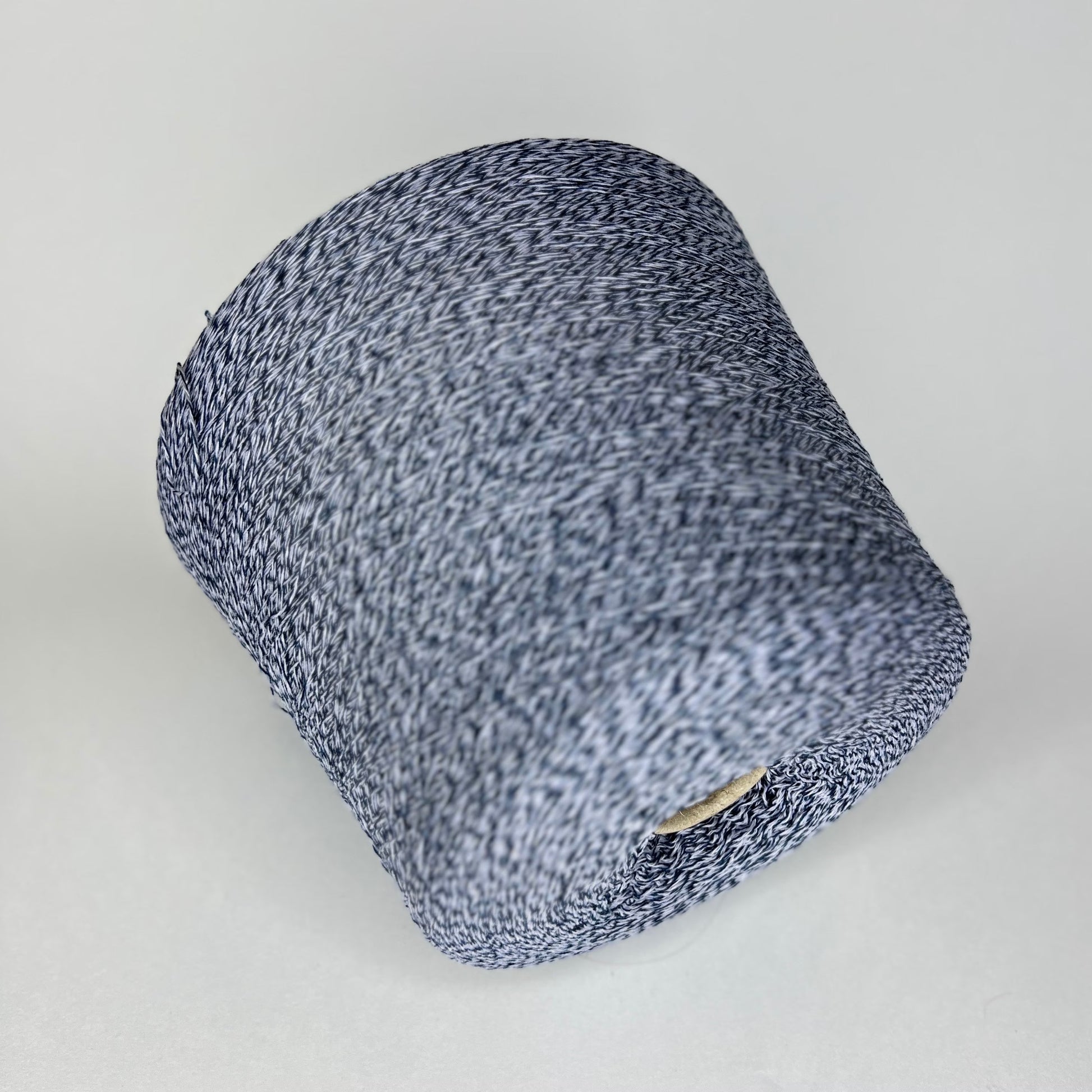 Experience Pure Joy with Soft Wool Cashmere Yarn - Ideal for Weaving, Knitting, and Crocheting Creations! Loro Piana art. MOIRE. Fibre: 90% Merino wool yarn, 10% Cashmere yarn. Yarn Color: white&blue Melange. You can buy this yarn in our yarn store in Canada