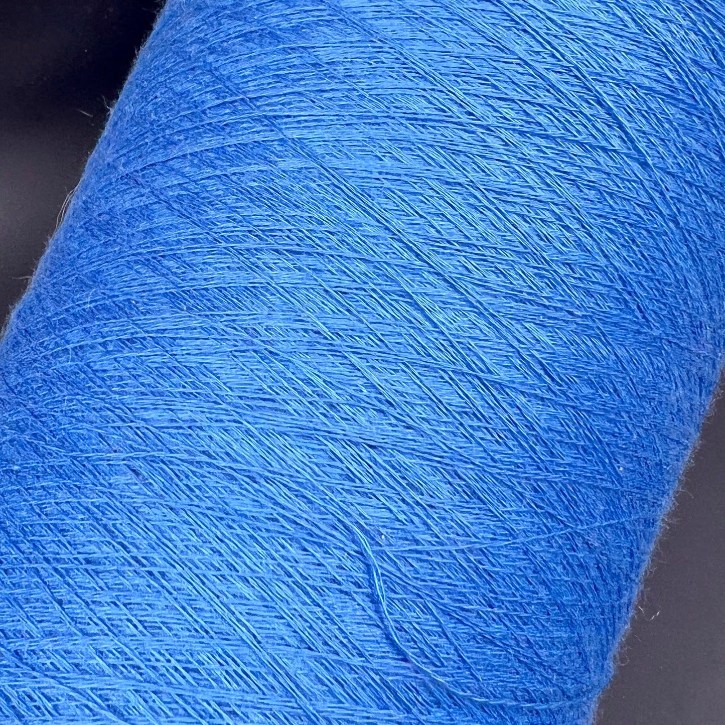 Bagno, Nm 30/2, 85% Cotton, 15% Ws, FILARTEX SPA, Color CERULEO (Blue Sky), per 100 gr. Italian Fine Yarn, yarn on cone, Hand Knitting, Machine Knitting