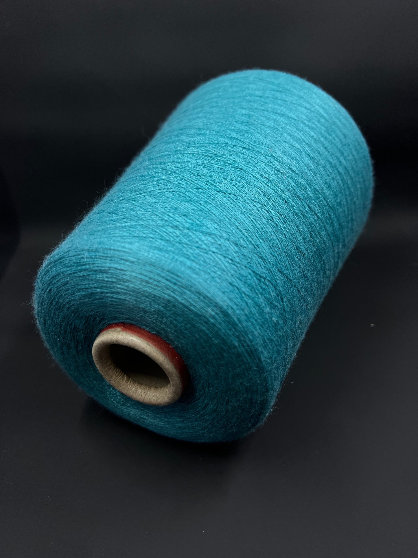 Cashmere 70%, SE 30%,Royal 2/58, Loro Piana-P158 7145R, Color Petrolio, per 100 gr. Italian Fine Yarn, yarn on cone, Hand Knitting, Machine Knitting