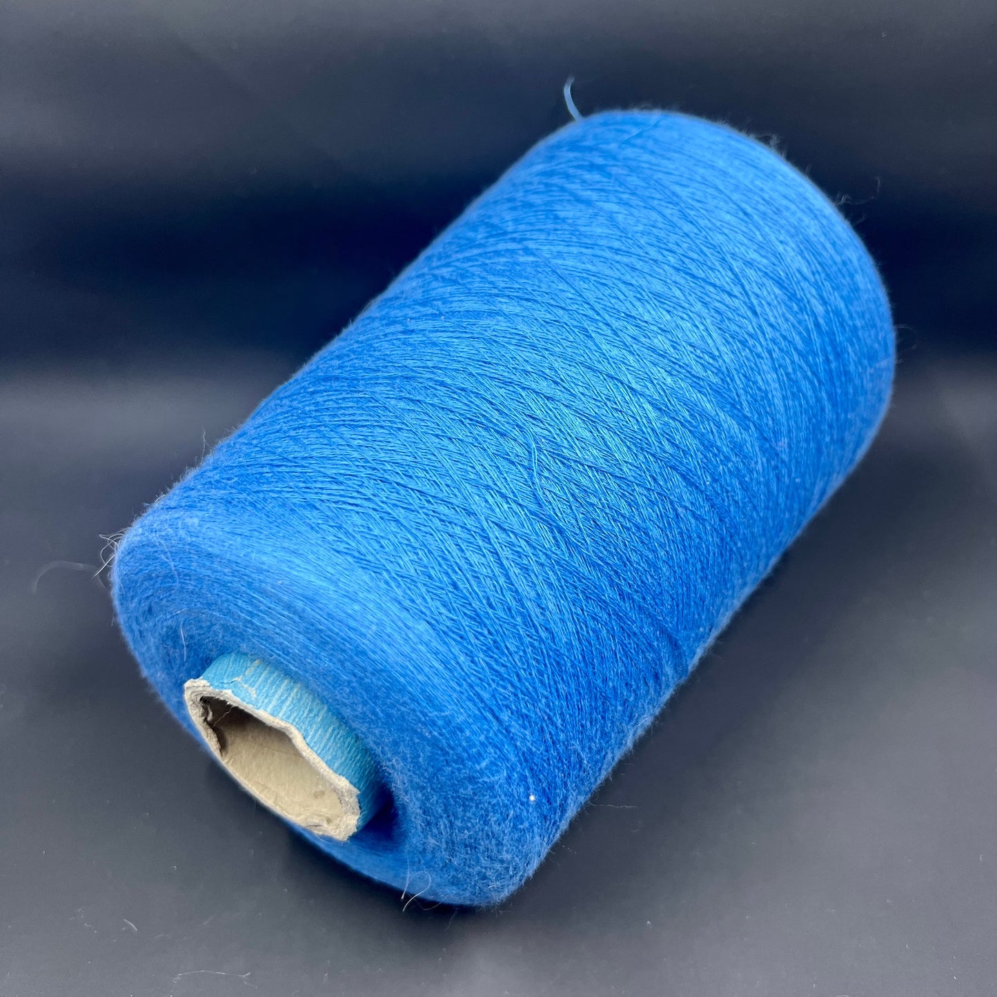 Bagno, Nm 30/2, 85% Cotton, 15% Ws, FILARTEX SPA, Color CERULEO (Blue Sky), per 100 gr. Italian Fine Yarn, yarn on cone, Hand Knitting, Machine Knitting