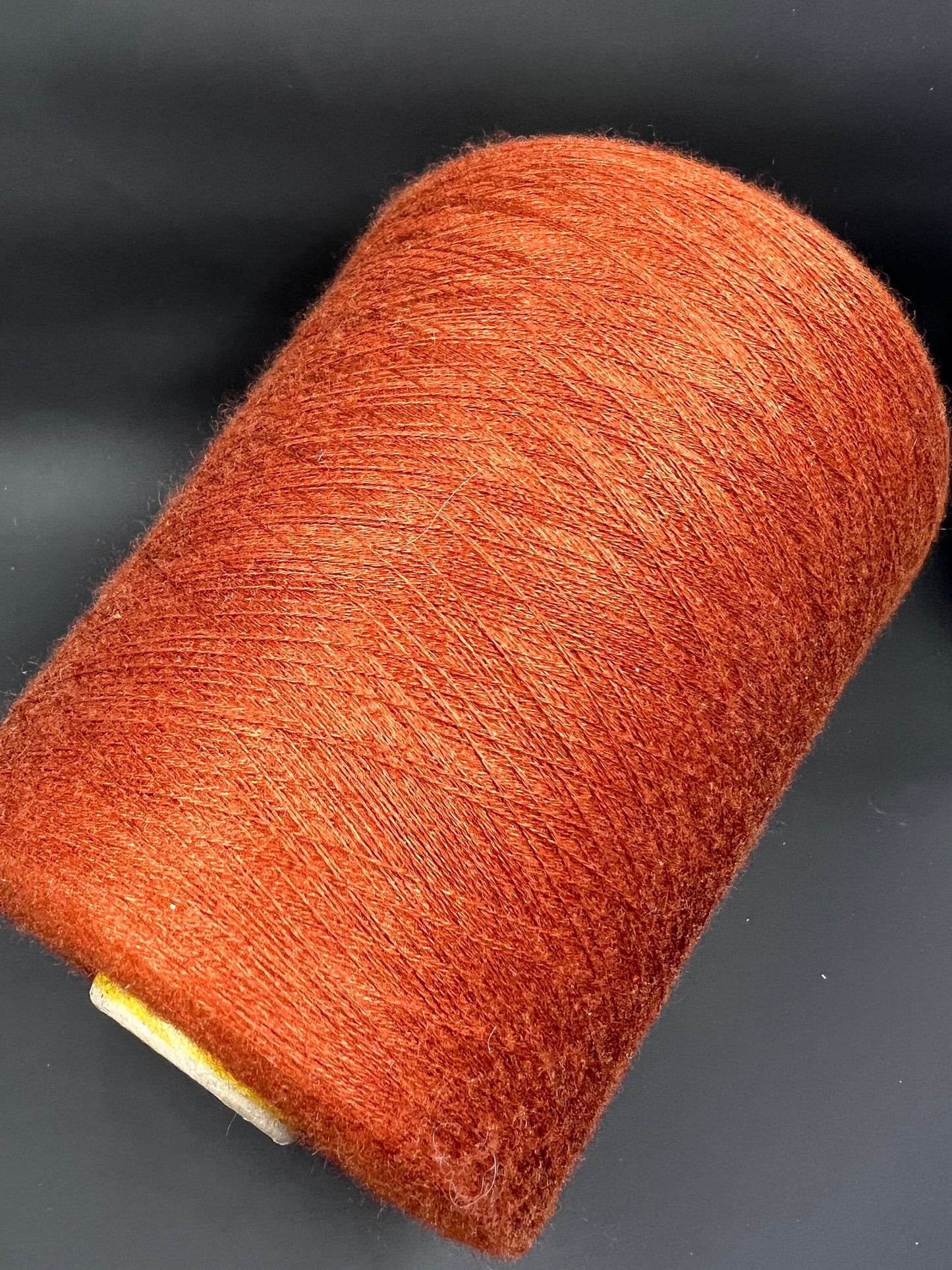 Cashmere 70%, SE 30%, 2/58, Loro Piana-P158 55362, Color Sienna, per 100 gr. Italian Fine Yarn, yarn on cone, Hand Knitting, Machine Knitting