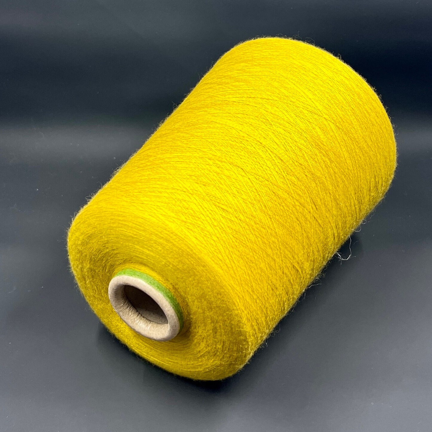 Cashmere 70%, SE 30%,Royal 2/58, Loro Piana-P158 54287, Color Giallo, per 100 gr. Italian Fine Yarn, yarn on cone, Hand Knitting, Machine Knitting
