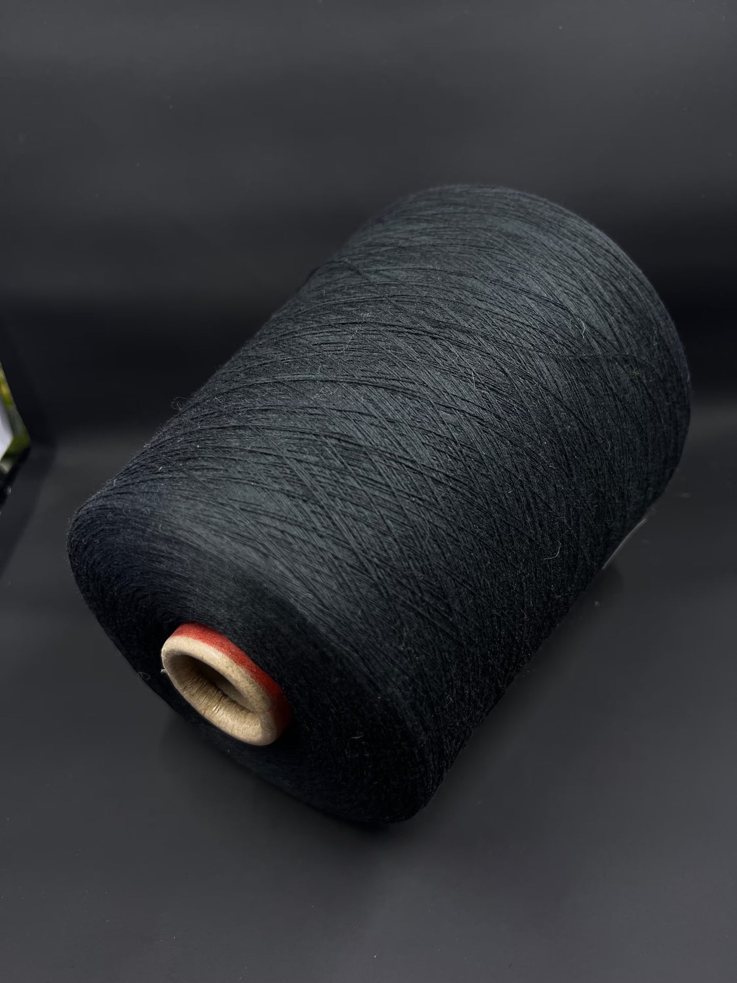 Cashmere yarn 70%, Silk yarn 30%, 2/58, Loro Piana yarn , Color Black, per 100 gr