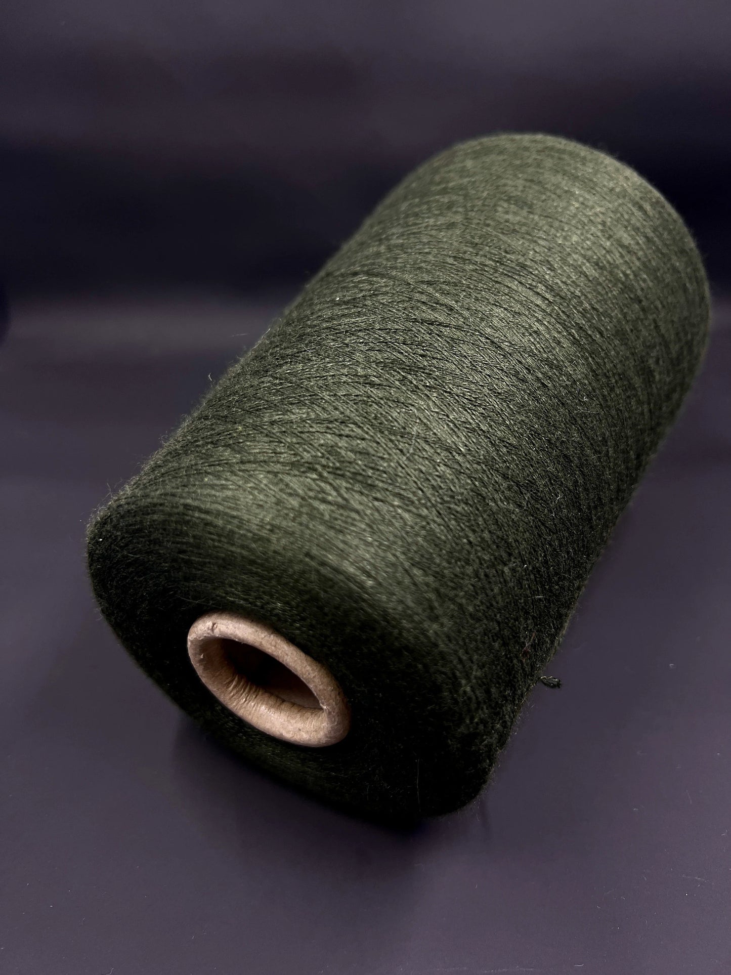 Cashmere 70%, SE 30%, 2/58, Loro Piana-P158 , Color Dark Olive, per 100 gr. Italian Fine Yarn, yarn on cone, Hand Knitting, Machine Knitting