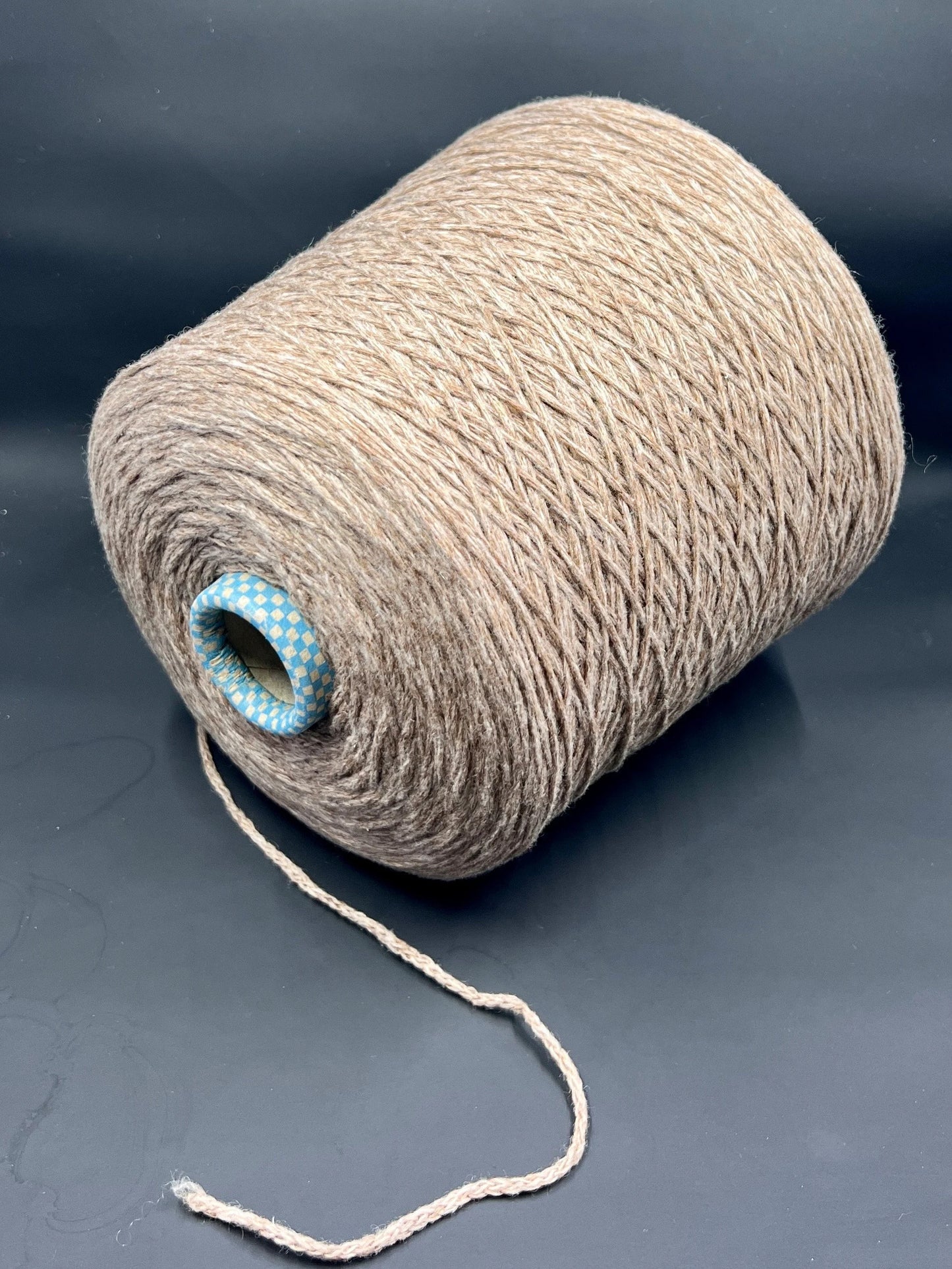 PIUMA Cashmere yarn 100%, Cariaggi - PCKC329, Brown&White, per 100 gr