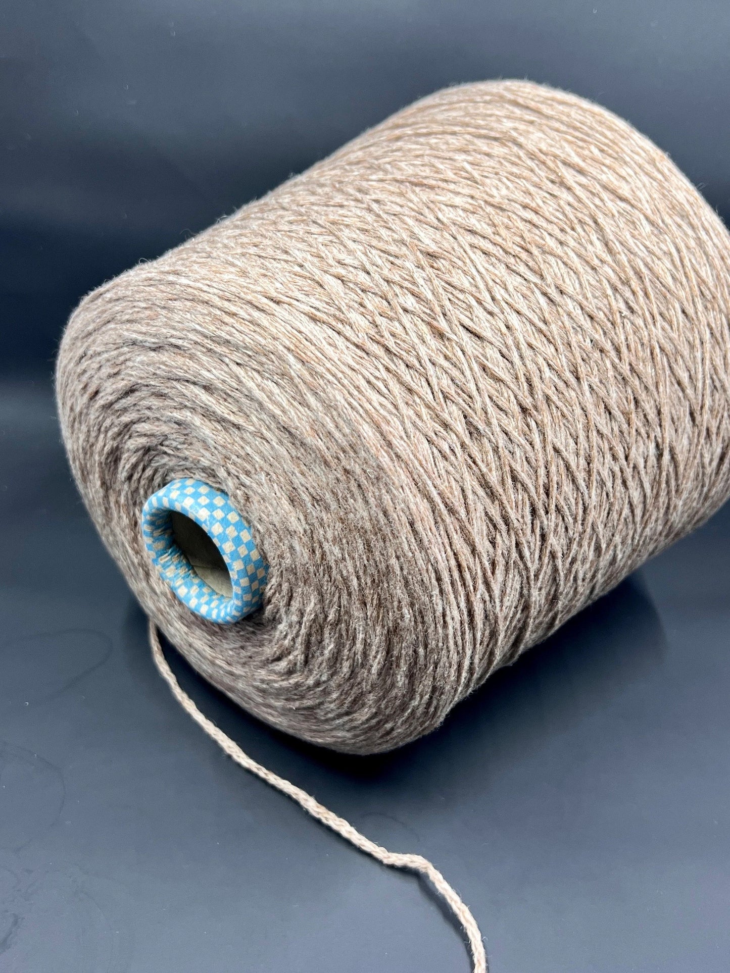 PIUMA Cashmere yarn 100%, Cariaggi - PCKC329, Brown&White, per 100 gr