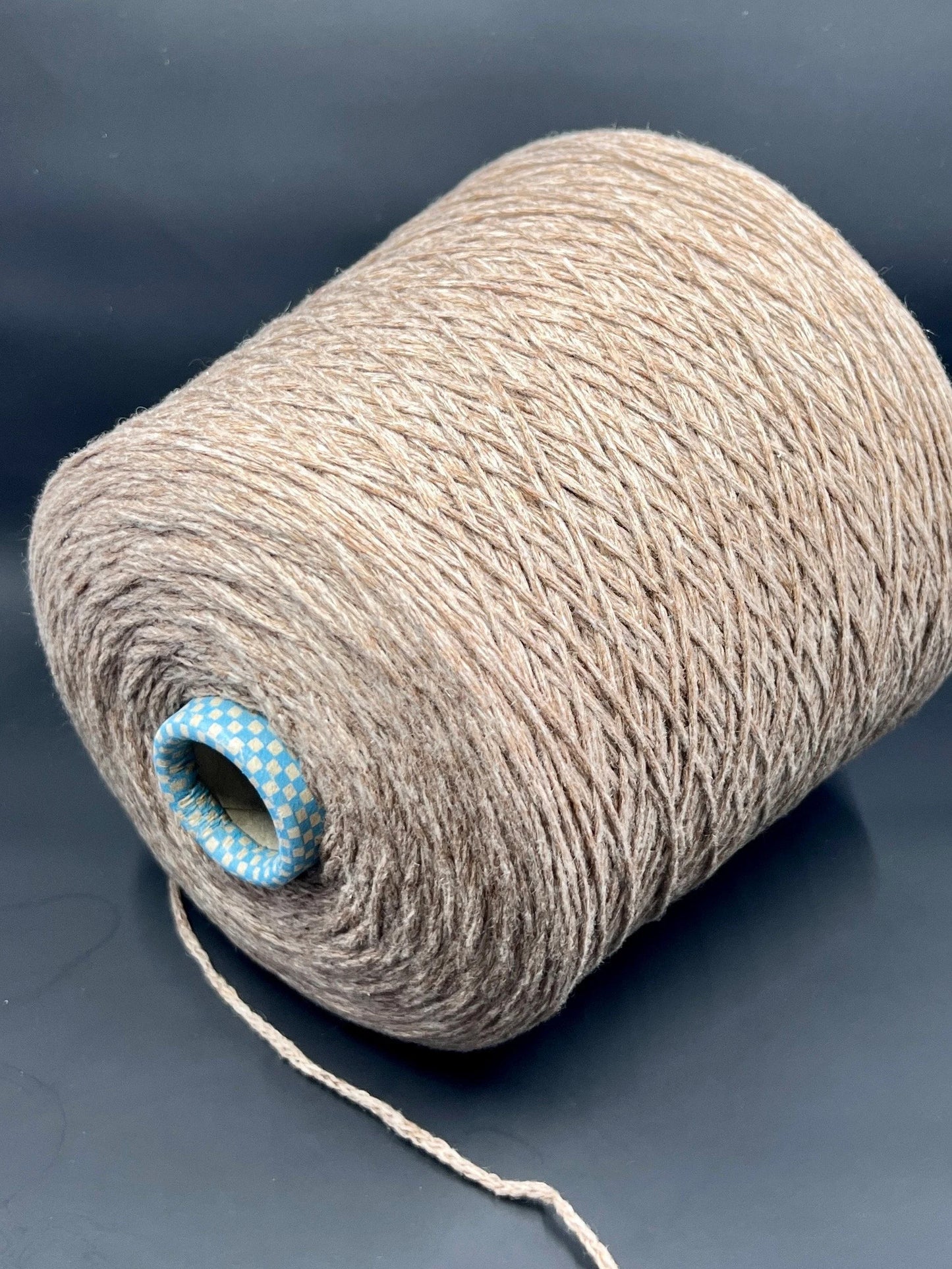 PIUMA Cashmere yarn 100%, Cariaggi - PCKC329, Brown&White, per 100 gr