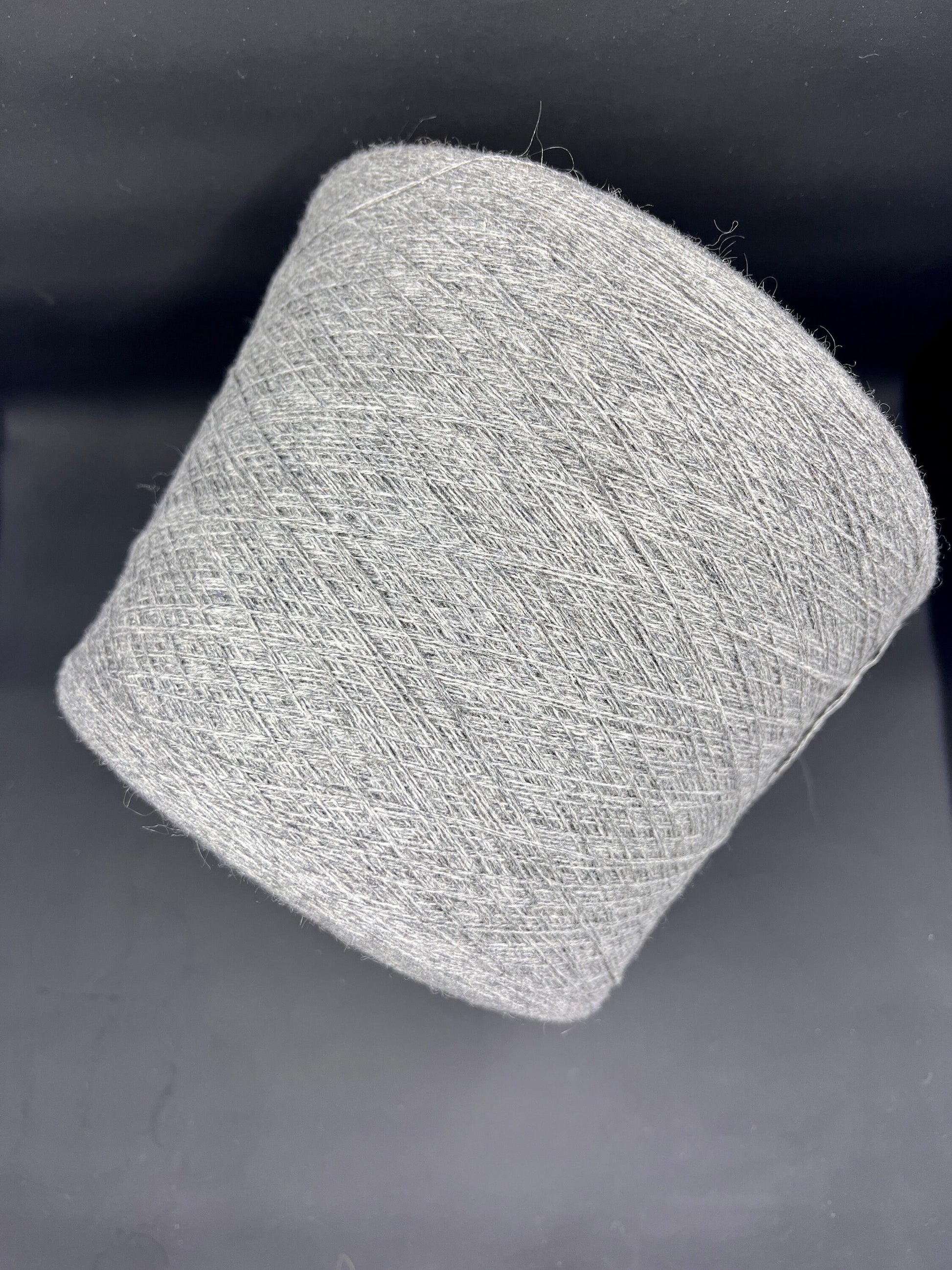 Cashmere Yarn by Cariaggi. Cashmere Yarn for Hand & Machine Knitting.  Fiber: 100% Cashmere Yarn. Yarn Colour: Gray  Reference: Cariaggi, Nm 2/28 This is a very soft pure Cashmere yarn by Cariaggi.