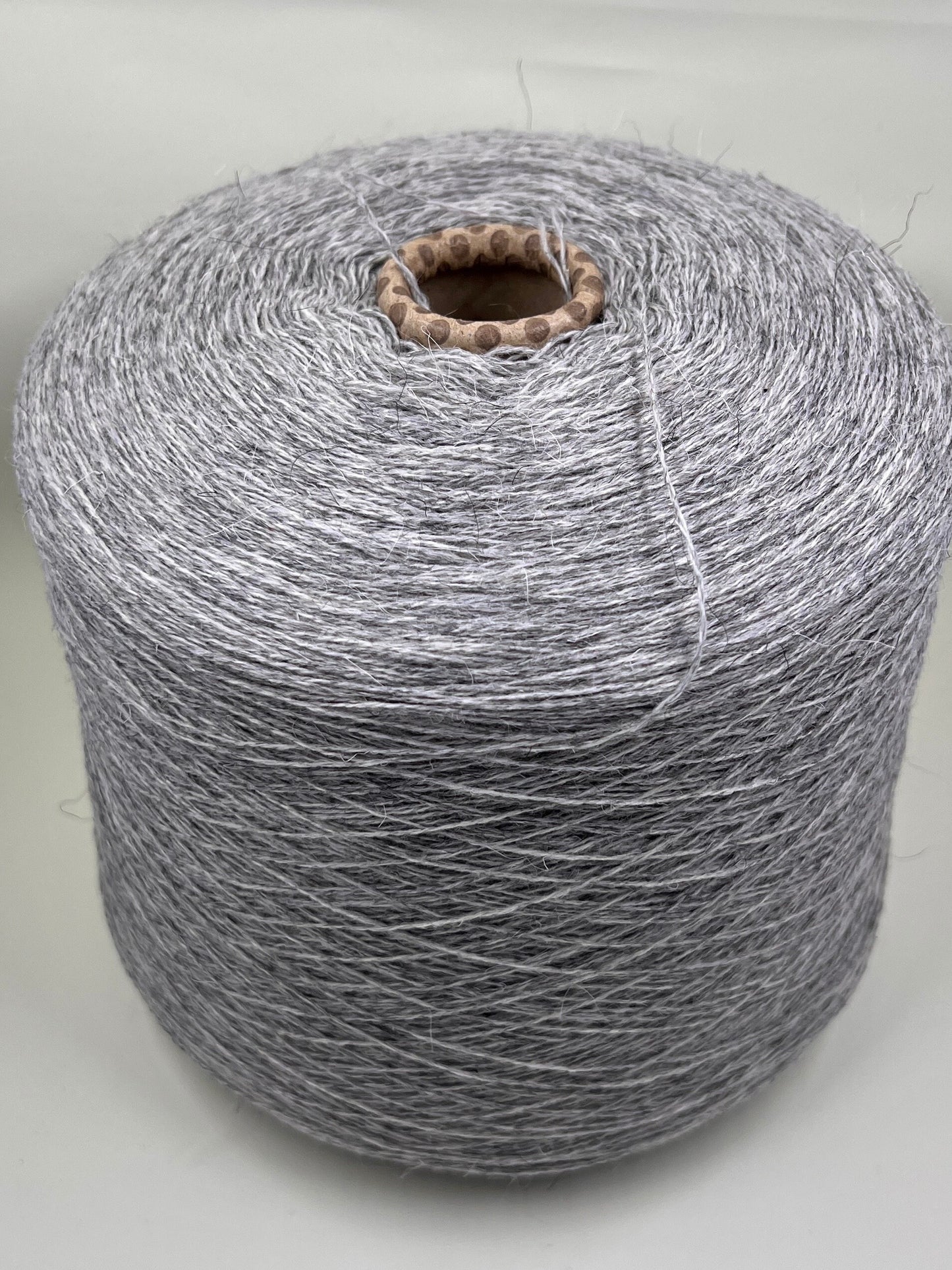 Cashgora Yarn Biagioli Modesto. Nm 2/14. Color Gray&White.Per 100 gr