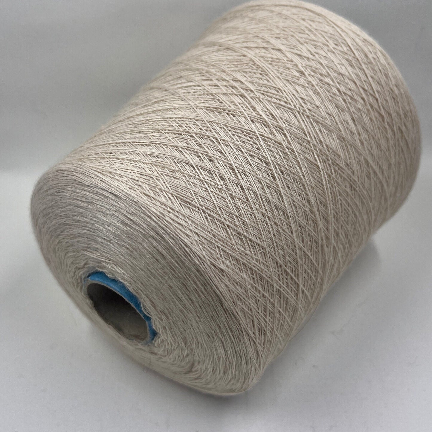 Royal Cashmere Yarn 70%, Silk Yarn 30%,Color Beige Mix. Profilo SNC , Yarn on Cone. Italian Lace Yarn. Hand and Machine Knitting. Fiber: Royal Cashmere Yarn 70%, Silk Yarn 30%,Nm 1/80x5 Reference: Profilo SNC for Machine knitting and Hand Knitting.