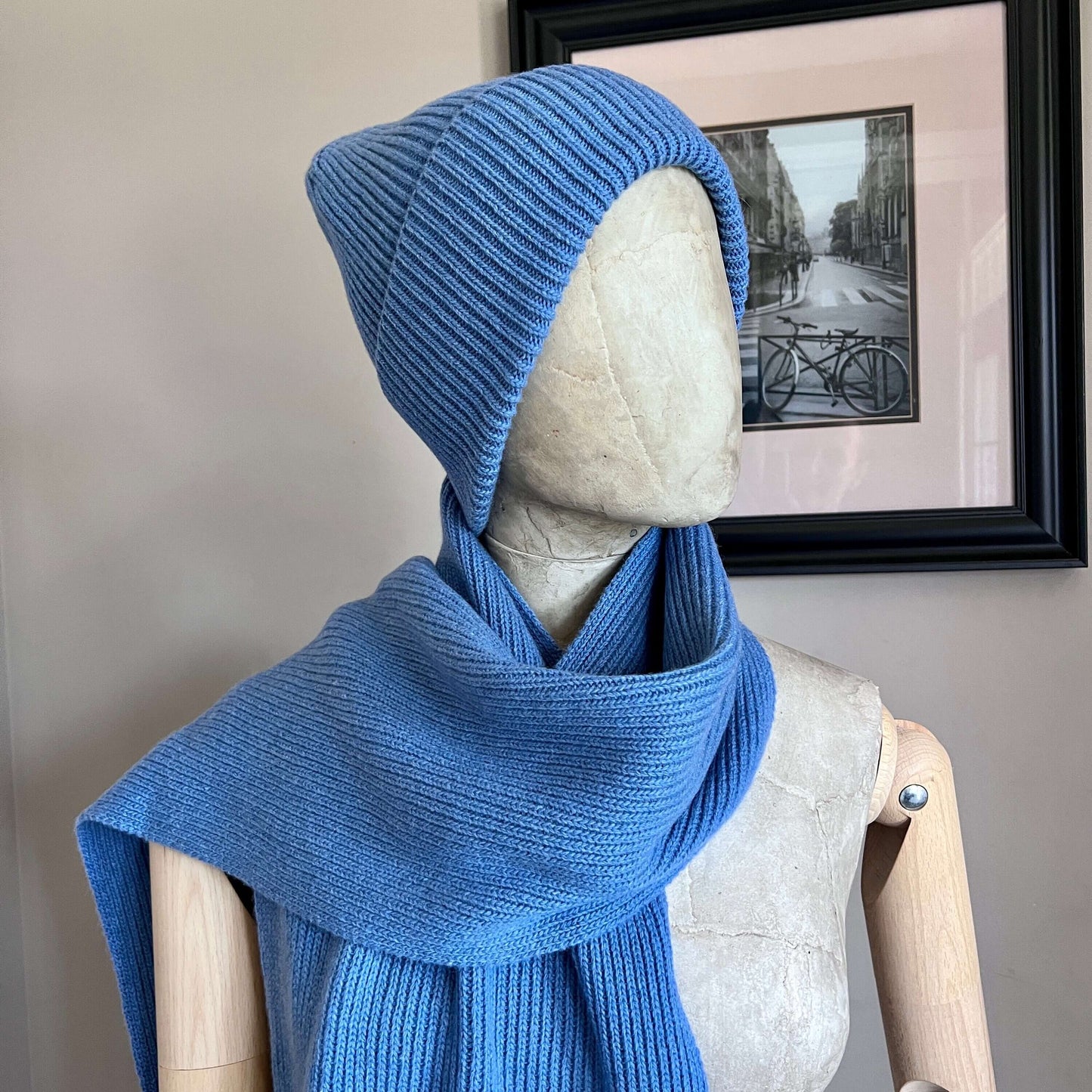 Blue - 100% Pure Cashmere Wrap - Cozy Winter Accessories