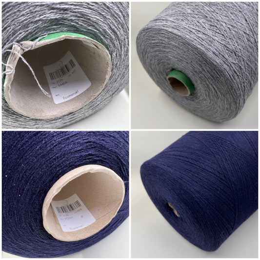 Cashmere Yarn 90%, Poliamide Yarn 10%, Papi Fabio , Yarn on Cone. Italian Lace Yarn. Hand and Machine Knitting Yarn. Fiber: Cashmere blend art. ECOMANUEL Nm 2/26. 90% Cashmere Yarn & Poliamide Yarn.